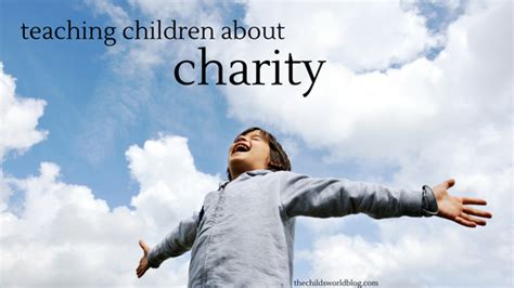 teaching children about charity|14 expert.